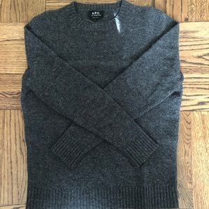 *SOLD* APC Men’s Grey Sweater Size Medium